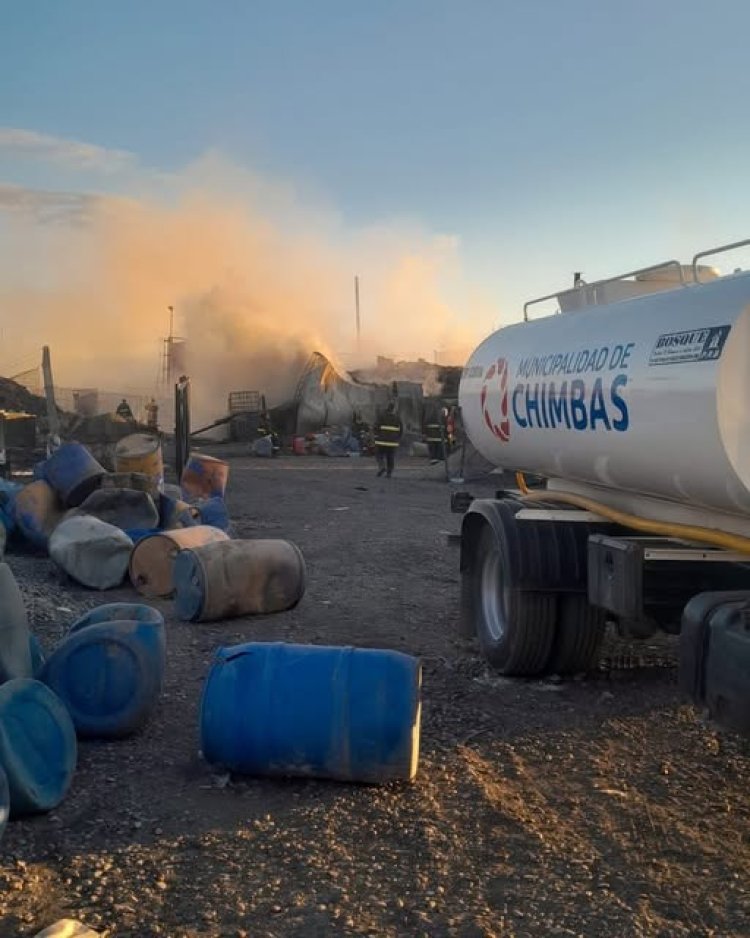 Incendio en Chimbas: el municipio pide informes y ofrecen ayuda a los vecinos