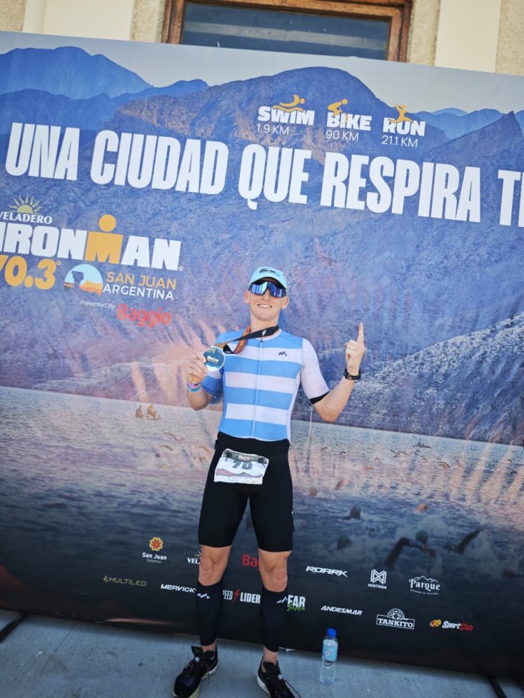 Pablo Manuel Bien y Clara Debiassi ganaron el IRONMAN 70.3 – San Juan 2026