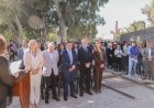 El gobernador Orrego participó del homenaje por el aniversario del Holocausto y el Levantamiento del Gueto de Varsovia