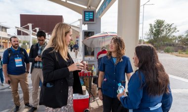 La ministra Palma capacitó y acompañó a orientadores voluntarios de Boleto Gratuito