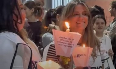 La UNSJ realizó una marcha para visibilizar el reclamo presupuestario