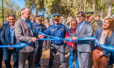 Con recursos propios Miodowsky dejó inaugurada el agua potable en el Faunístico