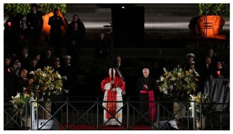 Viernes Santo: el Papa León XIV cargó la Cruz en un gesto de fuerte mensaje global