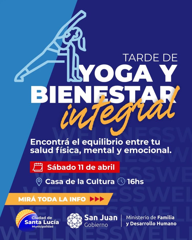 Santa Lucía realizará una jornada gratuita de yoga