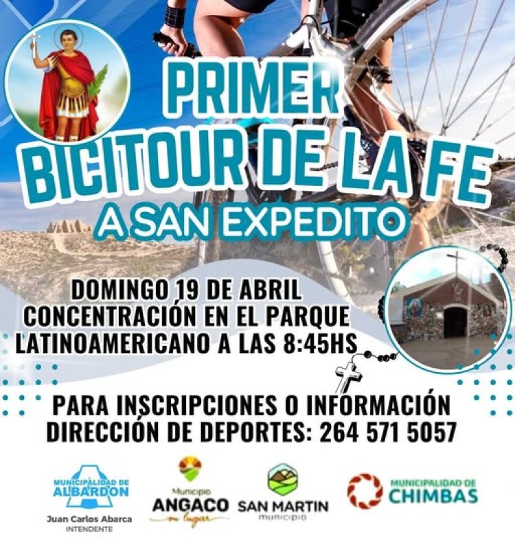 Primer Bicitour de la Fe a San Expedito