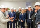 Karina Milei recorrió una calera en Sarmiento