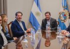 El gobernador Orrego recibió al economista Claudio Zuchovicki