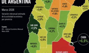 Polémica por el mapa deforme de Argentina que Javier Milei compartió en redes