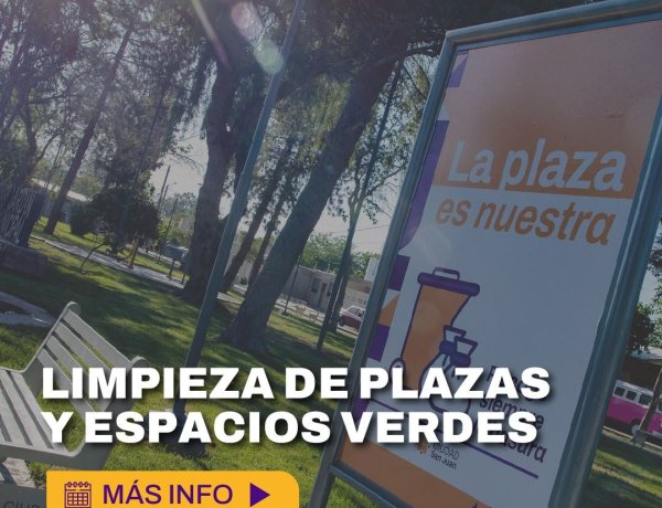 La Ciudad avanza con un nuevo operativo integral de limpieza y mantenimiento de plazas y espacios verdes