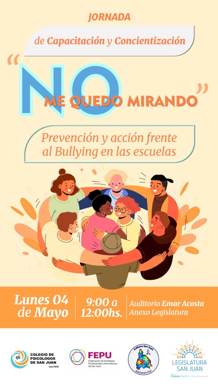 Jornada de capacitación y concientización sobre bullying en las escuelas