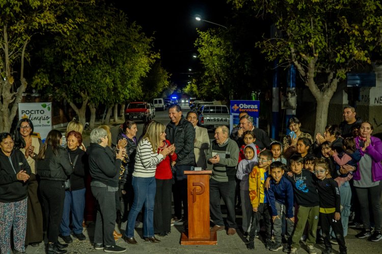 Nueva luminaria para la Villa Cremades en Pocito