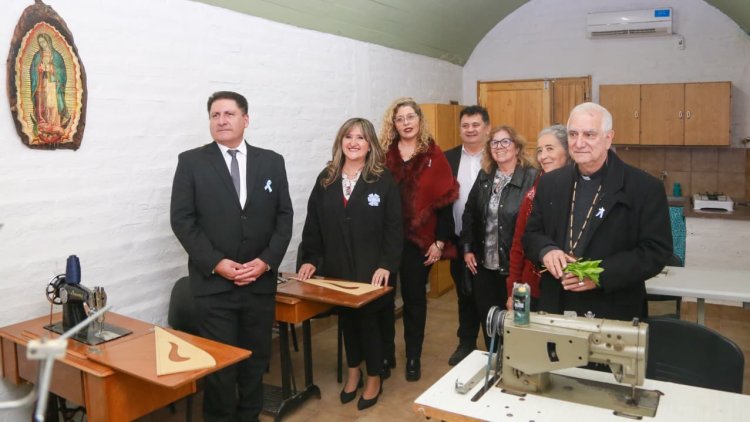 La ministra Silvia Fuentes inauguró un importante espacio de capacitación técnica en Caucete