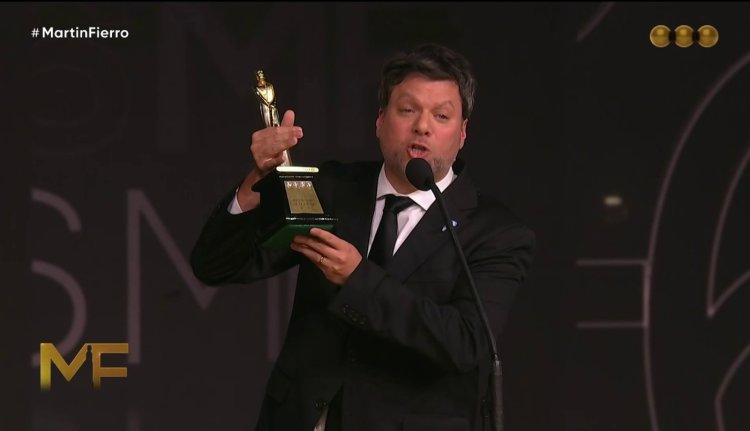 Guido Kaczka ganó el Martín Fierro de Oro 2026: emoción y ovación