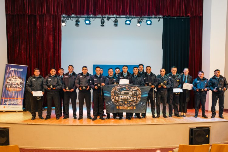 La Escuela de Conductores de la Policía celebró su 11° aniversario con nuevos efectivos capacitados