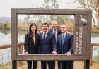 Orrego inauguró el sendero “Aguas de Vida”