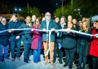 Miodowsky dejó inaugurada la pavimentación del barrio Conjunto 8 en Marquesado