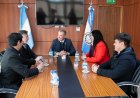 Fabián Martín recibió al representante regional de Registrar Corp