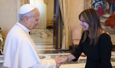 León XIV recibió a Sandra Pettovello en el Vaticano
