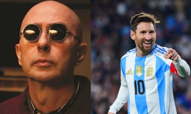 Messi se despidió del “Indio” Solari