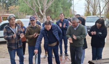Albardón: Inauguraron perforación de agua potable en Las Tierritas