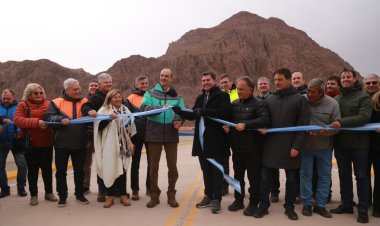 Calingasta: Orrego y autoridades de Glencore inauguraron dos puentes para potenciar el desarrollo productivo
