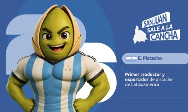 El pistacho es protagonista cuando San Juan sale a la cancha