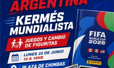Kermés mundialista en Chimbas