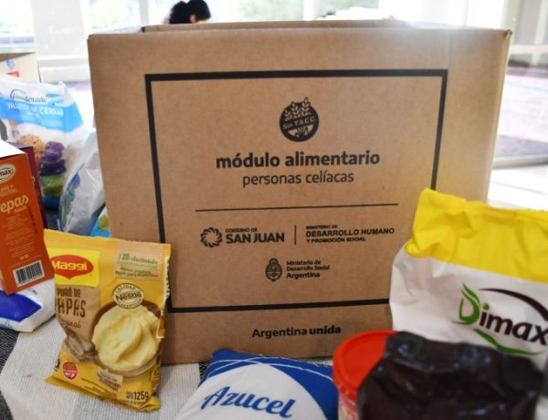 Celiaquía: cronograma de entrega de módulos alimentarios de junio