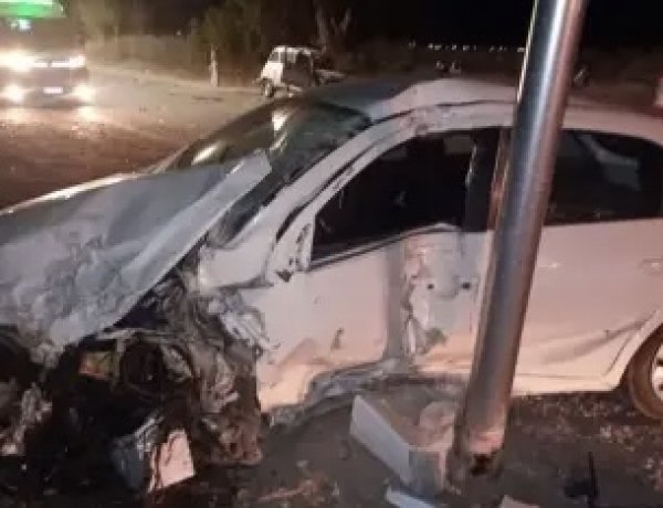 Un choque frontal en San Martín dejó un muerto y herido grave