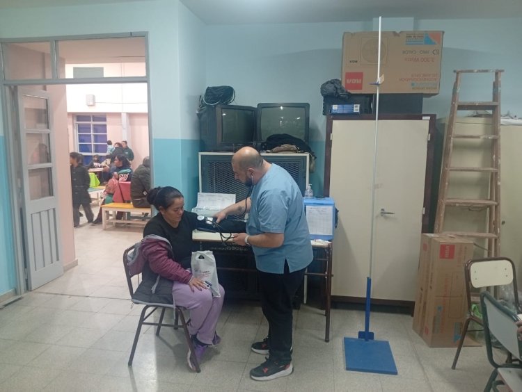Salud realizó un abordaje sanitario integral en Marayes para acercar servicios a la comunidad
