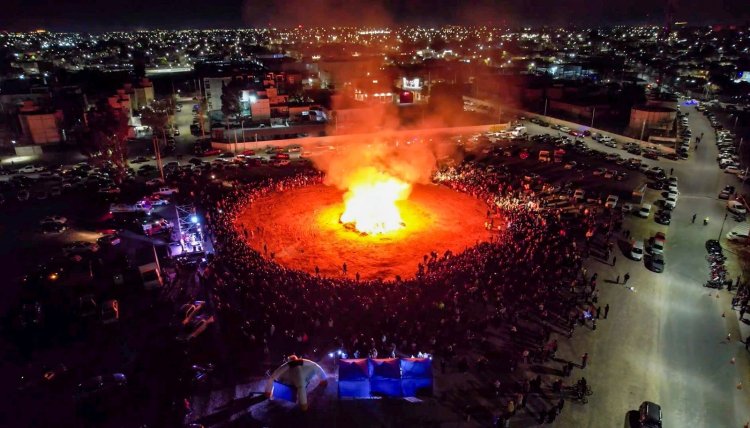 Ciudad de San Juan encendió la gran Fogata en honor a San Juan Bautista