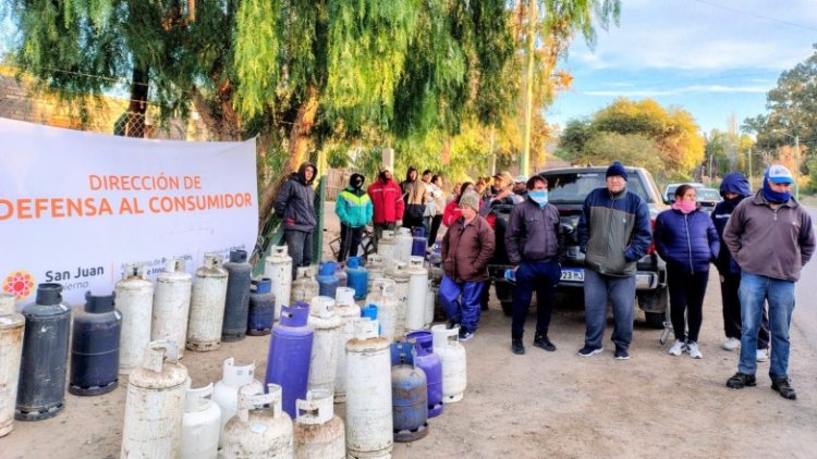 Zonda, Santa Lucía, Rivadavia, Caucete y Pocito reciben a Garrafa Hogar