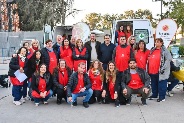 Concretaron más de 24 colectas de sangre en el Parque de Mayo