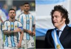 Milei felicitó a la Selección: “Hasta el final con las botas puestas"