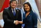 Javier Milei se reunió en Lima con Fujimori