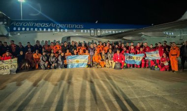 Argentina envió un nuevo contingente de rescatistas a Venezuela