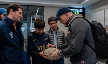 Los Pumas ya están en San Juan para afrontar el compromiso internacional frente a Gales