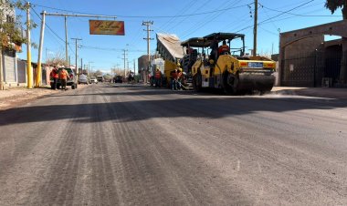 El Gobierno provincial avanza con la repavimentación de avenida Benavídez