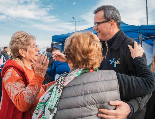 Rawson en comunidad paso por el barrio Buenaventura Luna