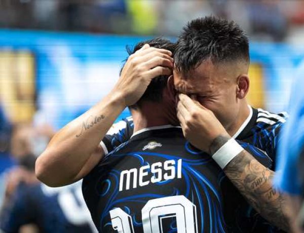 Lautaro Martínez recordó a sus padres tras el triunfo ante Inglaterra