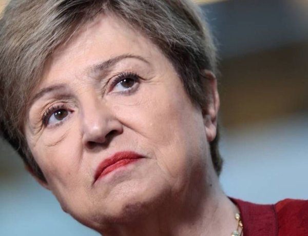 Kristalina Georgieva cenó con empresarios del "círculo rojo"