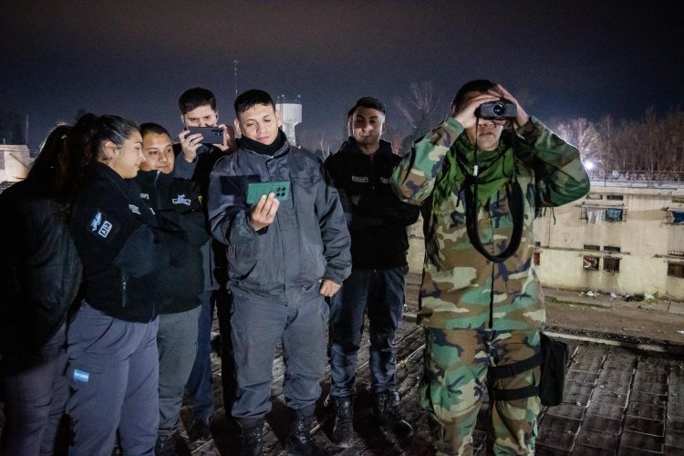 El Servicio Penitenciario incorporó visores nocturnos para fortalecer la seguridad perimetral