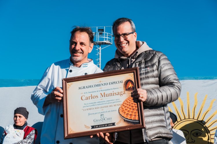 La Semita Más Grande del Mundo hizo historia en Rawson: más de 5.000 personas disfrutaron de una multitudinaria Fiesta