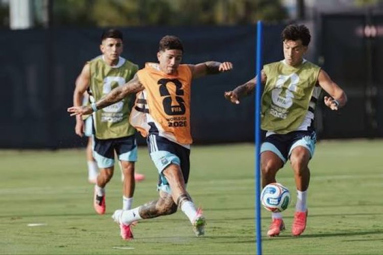 Argentina se entrena en Kansas City con la mente puesta en Suiza