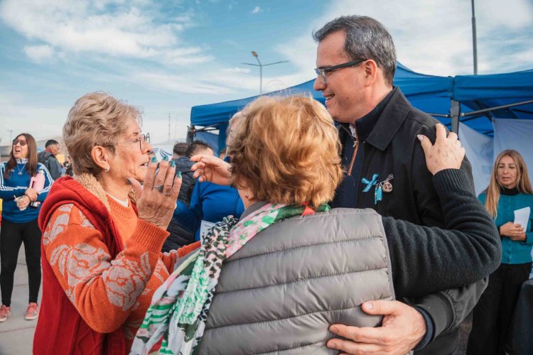Rawson en comunidad paso por el barrio Buenaventura Luna