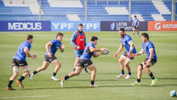 Los Pumas realizaron su primer entrenamiento en San Juan de cara al duelo con Gales
