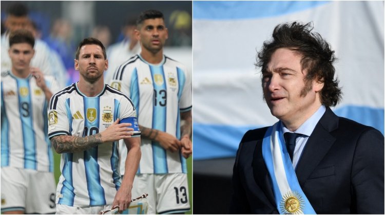 Milei felicitó a la Selección: “Hasta el final con las botas puestas"