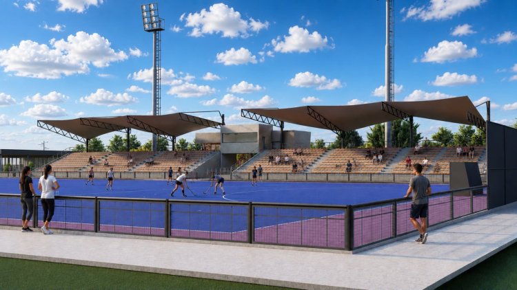 Orrego anunció la construcción del primer Estadio de Hockey sobre Césped