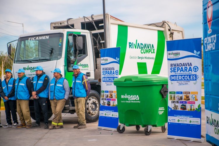 Rivadavia ya recicló 47 mil kilos de residuos