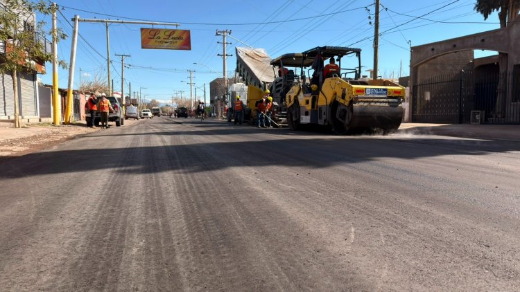 El Gobierno provincial avanza con la repavimentación de avenida Benavídez